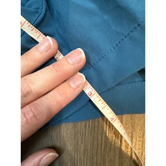 Halara High Rise Elastic Waist Drawstring Ruched Pocket Casual Short Sz M Blue - Picture 2 of 6